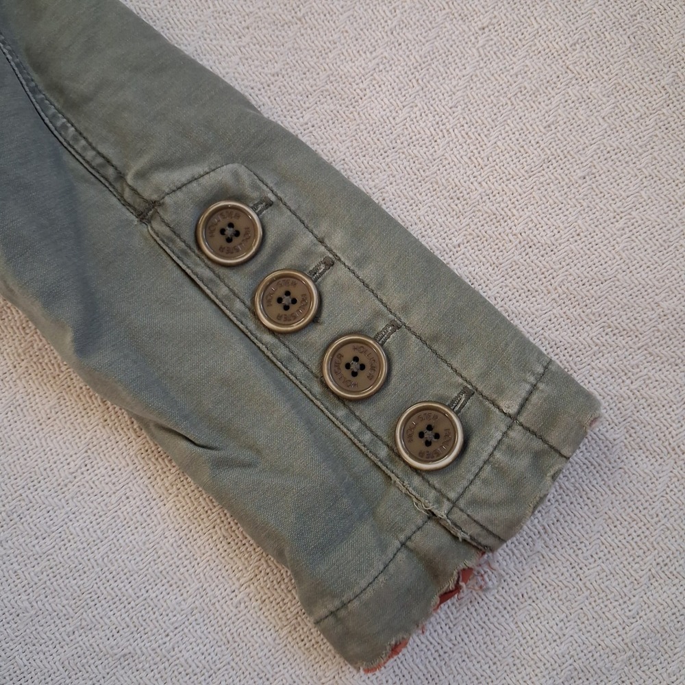 Hollister y2k utility coat indie whimsigoth bella swan vintage military 2000 fur - Picture 8 of 9